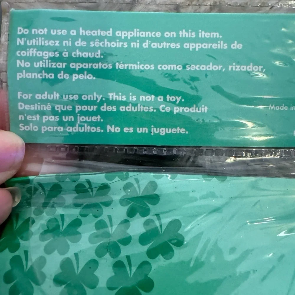 Claire’s Green Shamrock Pippi Longstocking Wig NIP